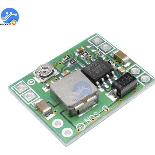 Mini DC-DC Step-down Board Adjustable Buck Converter 3A 4.5-28V To 0.8-20V Power Supply Module for Arduino Replace LM2596