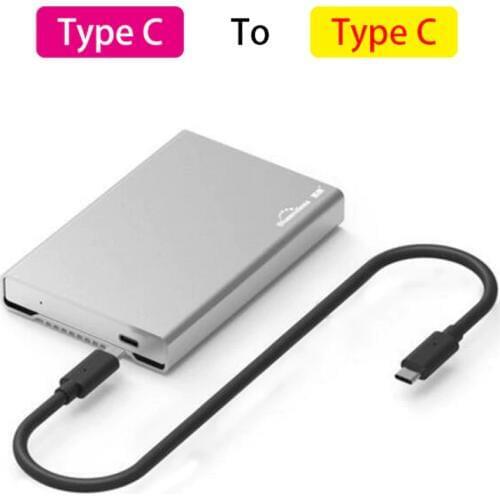Usb 3.1 type C hdd enclosure full metal aluminum hard drive caddy 2.5 external hard disk cover case for sata hdd ssd blueendless