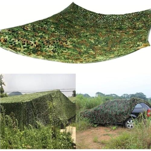 Durable Rainproof Camouflage Net Outdoor Hunting Camouflage Woodland Jungle Camo Tarp Cover Car Sun Shelter Net for camping