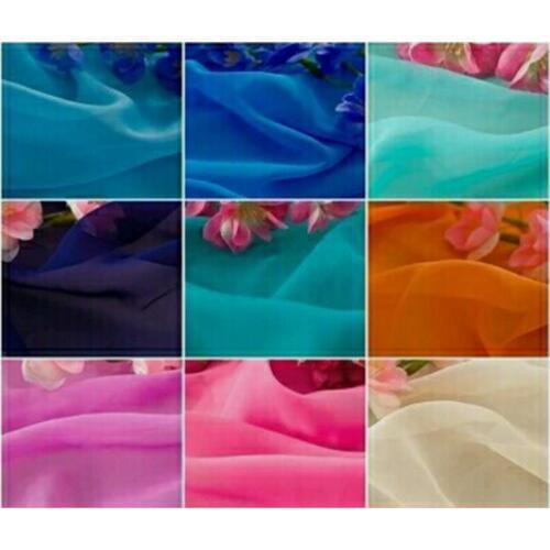 150cm width Chiffon fabric soft fabric for dress lining cloth material 30d georgette fabrics wedding