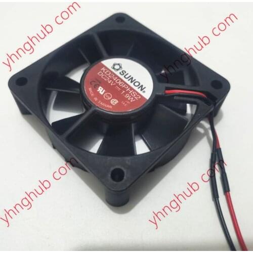 SUNON KDE2406PHS2 DC 24V 1.9W 60X60X15mm Server Cooling Fan