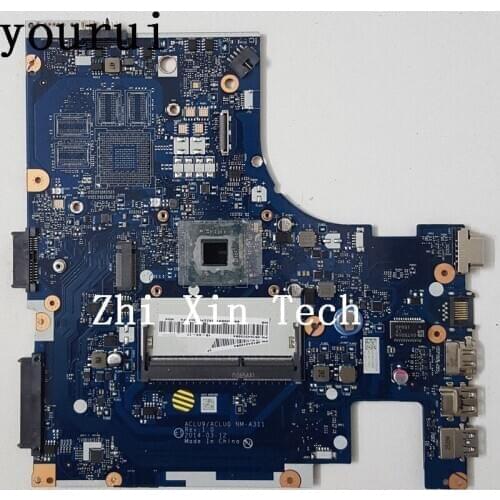 Yourui ACLU9/ ACLU0 NM-A311 Main Board For Lenovo G40-30 G50-30 Laptop Mortherboard DDR3 With N3530 CPU 100% Working