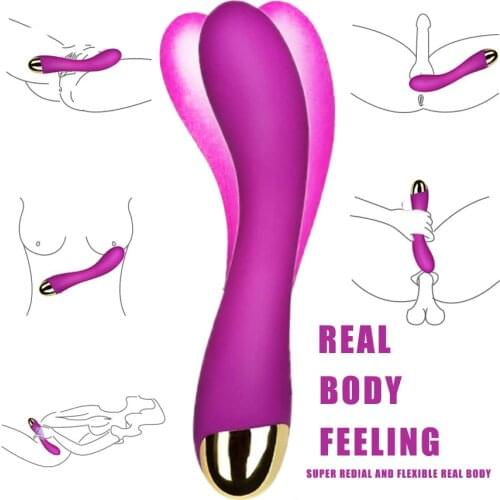 Women Sex Toy G-Spot Classic G-Spot VIbrator With Curved TIP Waterproof Multi Speed Sex Toys For Women Adult Product Dildo