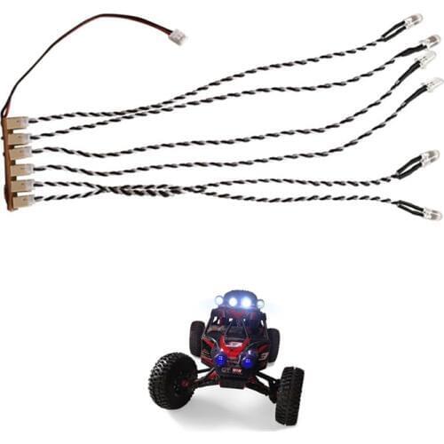 1:12 Rear Straight Bridge Lights FY-03 Front Lights Top lights Brushed LED Light Group Remote Control Car Conversion Lamp Sets