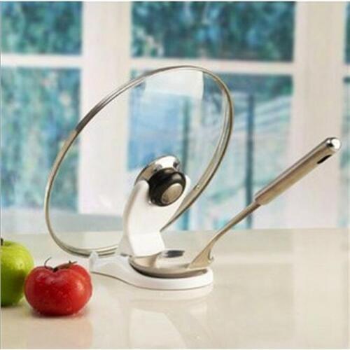 1pcs High Quality Spoon holder Pot Lid Shelf Cooking Tools Storage Kitchen Decor Tool Stand Holder rack New