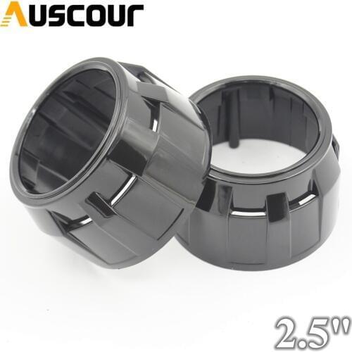 2pcs 2.5 inch Bi-xenon hid projector lens shrouds Mask shrouds cover H4 Easy Install Koito Q5 LHD RHD hid headlight car styling