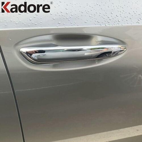 Chrome Styling Side Door Handle Cover Trim Car Sticker Decoration For Lexus UX 200 250h 260h 2019 2020 2021