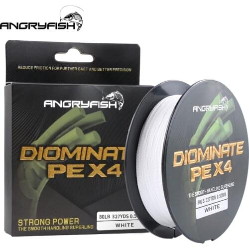 Angryfish 4 Strands 300/500 Meters Braided Fishing Line Multi-color PE line High Strength