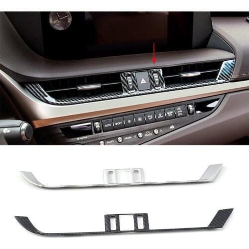 For Lexus ES ES200 ES250 ES300 ES350 2018-2021 Car Central Console Center AC Air Condition Outlet Vent Cover Trim Refit Frame