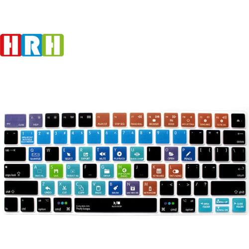 HRH FL Studio Fruity Loops Shortcuts Functional Keyboard Cover Silicone Skin Protective Film For Apple Magic MLA22B/A US Version