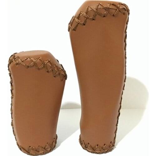 Bicycle Leather Handlebar Cover Ergonomic Microfiber Commuter Bicycle Handlebar Cover Hand-stitched Bicycle Grip Bmx Bike Parts