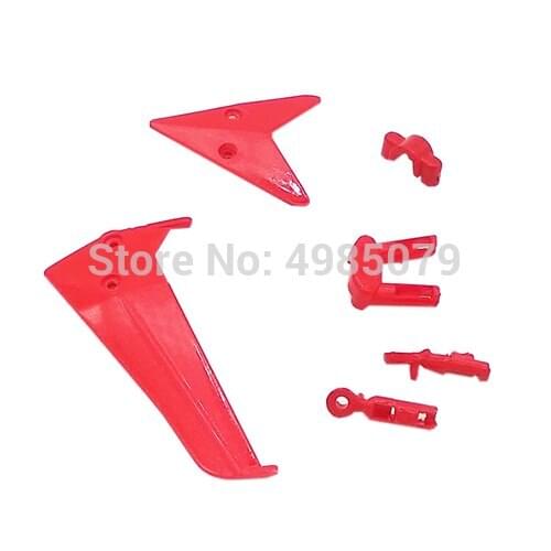 SYMA S107H Tail Stabilizers Red