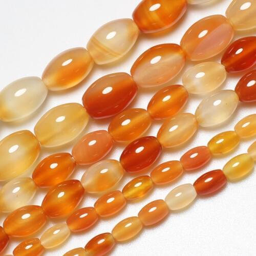 Natural Red Carnelian Round Beads 4x6/6x9/8x12mm 15inch per strand ,For DIY Jewelry Making