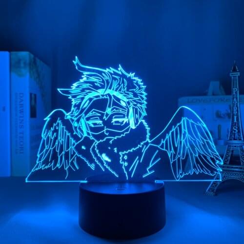 My Hero Academia Hawks Lamp Anime for Bedroom Decor Child Kids Birthday Gift Manga Gadget Dropshipping Hawks Led Night Light