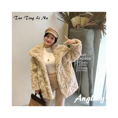 Top brand New Style 2020 High-end Fashion Women Faux Fur Coat C9 high quality