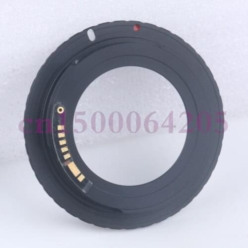 M42 Black AF Confirm Metal Bayonet Mount Lens Adapter M42-EF for Canon 5D 7D 60D 50D 40D 500D 550D L3EF