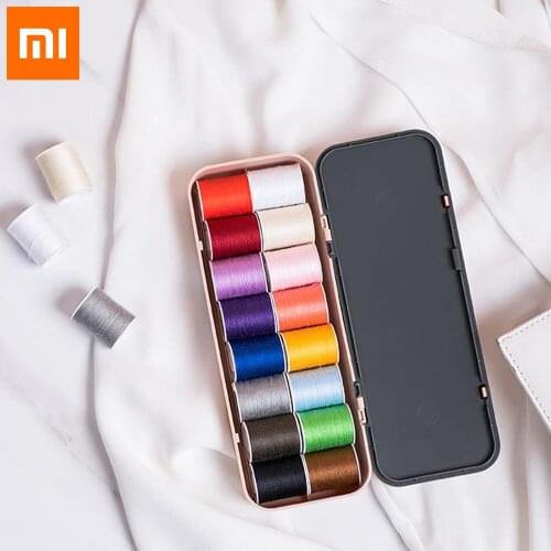 Xiaomi Sewing Kits DIY Multifunctional Sewing Kit Box Portable High-end Suit Hand Sewing Needle Clothes Sewing Kit 4 Colors