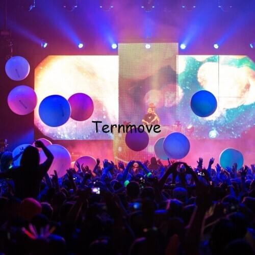 Inflatable touch beach ball PVC Inflatable LED Lighting Balloon Remote Control throw ball for concert party beach water game