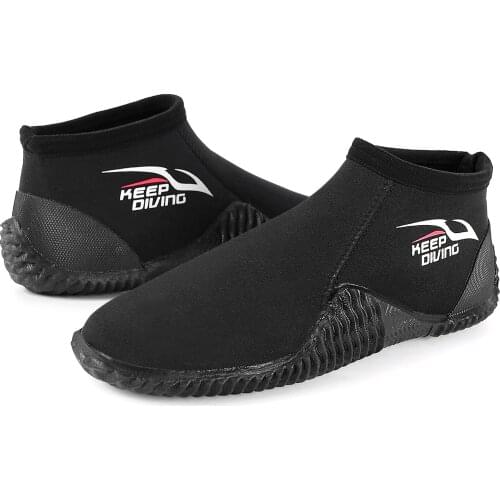 Diving Shoes 4mm Neoprene Beach Water Shoes Thermal Wetsuit Boots Anti Slip Diving Shoes for Rafting Snorkeling Sailing Swimming