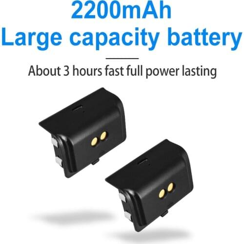 PALO For XBOX Game Handle Rechargeable Battery for Xbox Controller Rechargeable 2200mAh Battery