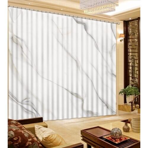 Grey marble 3D Blackout Curtains For Living room Bedding room Home Decor Tapestry Wall Carpet Drapes Cotinas