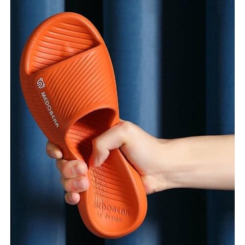 Women Thick Platform Massage Slippers Indoor Bathroom Slipper Soft Eva Anti-Slip Couples Home Floor Slides Ladies Summer Shoes