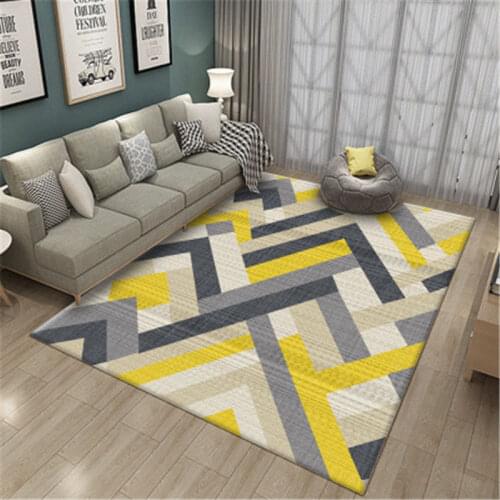 Nordic Home Modern Carpets for Large Living Room Decoration Bedroom Lounge Rug 200x300 Bedside Table Hall Non Slip 3d Floor Mat