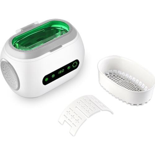 Digital 600ml digital and Touch Control Ultrasonic Cleaner Household Ultrasound Bath for Jewelry Watch Chains Eyeglasses razor