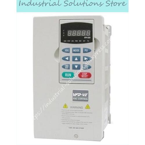 Input 3PH Output 3PH Inverter Series VFD022V23A-2 0~240V 11A 0~600Hz 2.2KW 220V 3HP Original