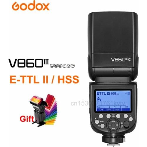 Godox V860III V860 III Camera Flash Speedlite E-TTL II HSS Flash Light For Fuji Olympus Panasonic Sony Canon Nikon Pentax Camera