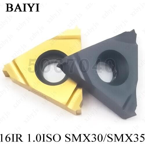 Thread Insert 16IR 1.0ISO SMX35 16IR 1.0ISO SMX30 carbide inserts Thread Turning tool cutting tool Lathe Tools CNC 16IR 1.0blade