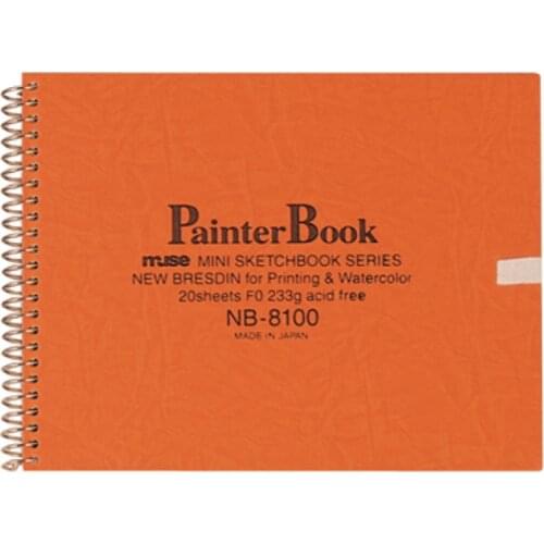 Japanese Muse PainterBook Pocket Book F0 Watercolor Sketchpaper Colored Lead Papel Ben Bresteen Cotton Snow Papier