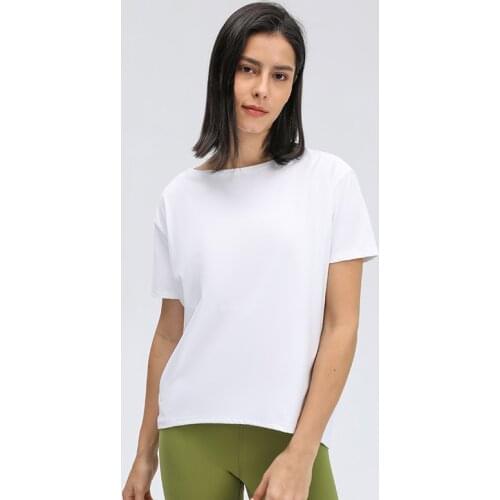 Women Butter Soft Short Sleeve Workout Shirt Fitness Top Relaxed Yoga T-shirt Gym Clothes Summer Running Sportswear Athletic Tee