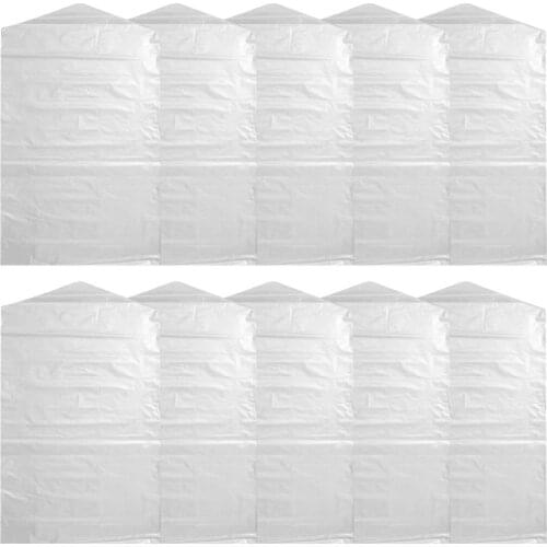 10 Pcs HDPE Large Transparent Plastic Bag Flat Pocket Food Moisture-proof Dust-proof Bag Quilt Storage Packing Film Bag