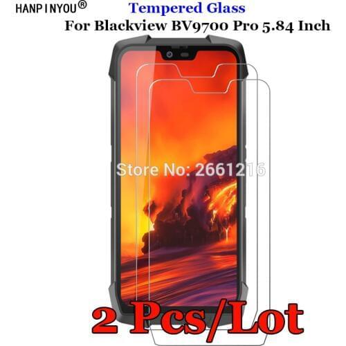 2 Pcs/Lot For Blackview BV9700 Pro Tempered Glass 9H 2.5D Premium Screen Protector Film For Blackview BV9700 Pro 5.84"