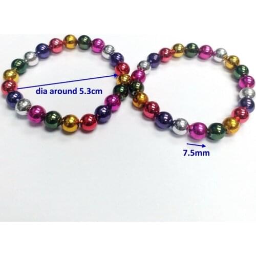 60X Girls kids beads Bracelet Toy Princess Gift Pinata Loot Fillers Favors Novelty Birthday Party Favours guest gadget souvenirs