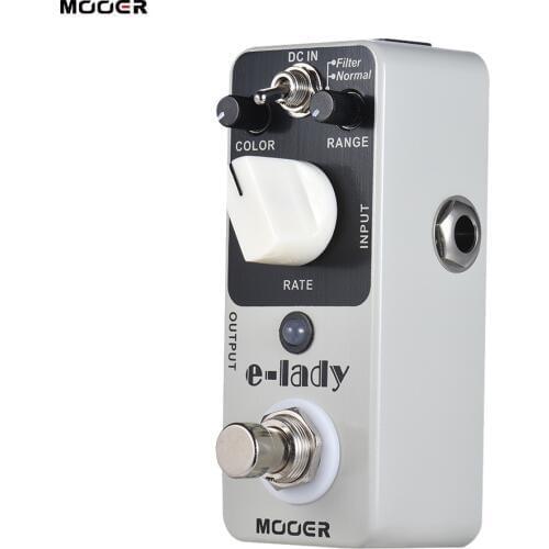 MOOER e-lady Analog Flanger Guitar Effect Pedal 2 Modes True Bypass Full Metal Shell