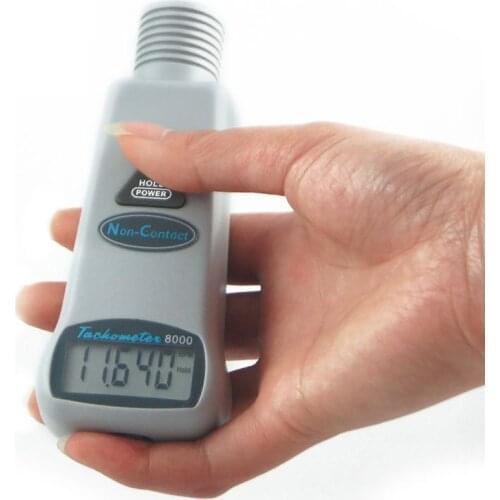 AZ8000 Non-contact motor tachometer, digital speedometer, digital tachometer