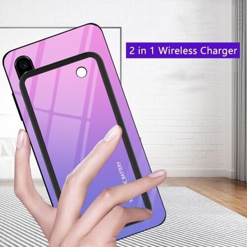 5000mAh Battery Charger Case for iPhone 8 8plus X XR Xs Xs Max Power Bank Wireless Charging Case for iPhone Mobile Phone Cover