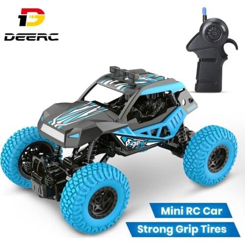 DEERC 1:20 RC Cars 2.4G Radio Remote Control Monster Trucks Off Road Crawler Car Racing Toy Truck Boys Kids Gift DE32