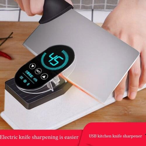 USB Upgrade Section Electric Multi-Purposead Justable Kitchen Knife Sharpener Artifacts Household Scissors Machine Sharpening