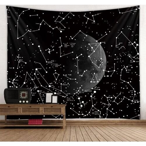Hot sale sun god moon god tapestry divination mythology background hanging cloth dormitory decoration live background