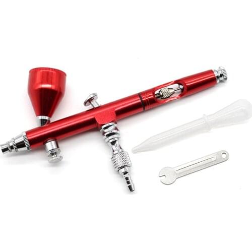 0.3MM Gravity Feed Dual Action Airbrush Paint Spray Gun Sprayer Pen For Needle Body Paint Nail Art Body Tattoo Cake Toy Models