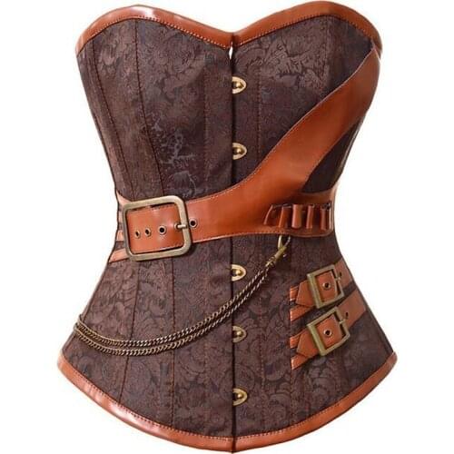 Halloween Women Medieval Cosplay Costumes Renaissance Sexy Tube Tops Gothic Anime Fashion Corset Outfit Ladies Carnival Party