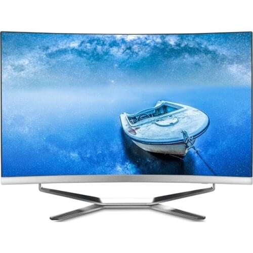 Intel Core i7-7700 16gb RAM 240GB SSD 1tb HDD GTX1050Ti 4G graphics 27 inch curve monitor all in one desktop games PC computer