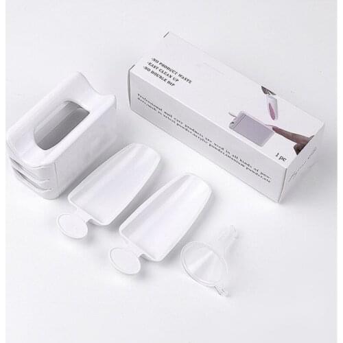 Nail Tool Double Layer Recycling Powder Box Dipping Powder Collection Container Manicure Glitter Powder Recovery Storage