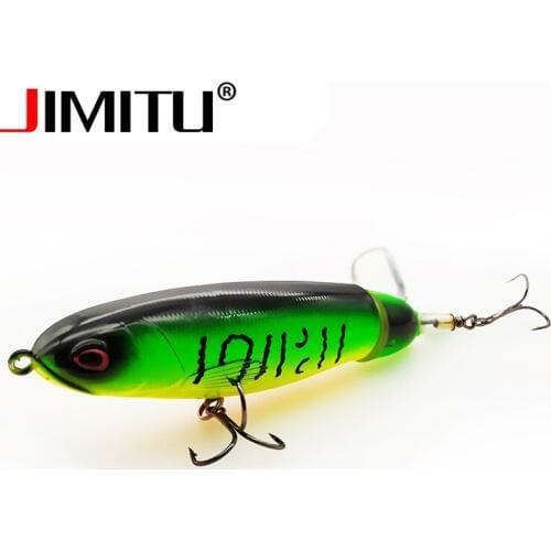 JIMITU Rotate wobbler popper fishing lure 13g 35g topwater isca artificial Spinner hard bait trolling lures sea goods for fising