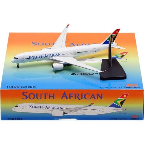 Diecast 1:400 Scale Planes Model Airplanes South African Airlines A350-900 ZS-SDF Alloy Aircraft Plane Collectible Model Toys