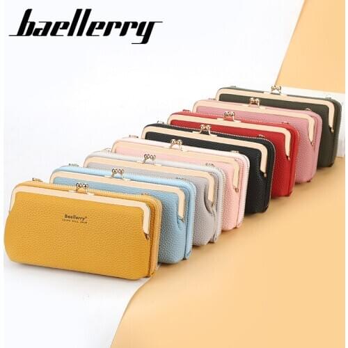 New Women Casual Brand Cell Phone Wallet Horizontal Version Card Holders Handbag Purse Clutch Messenger Shoulder Straps Bag
