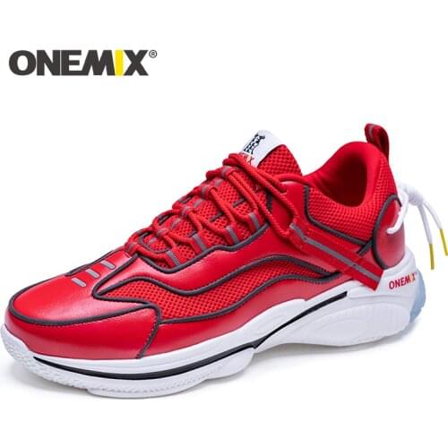 ONEMIX Men Sneakers Breathable Mesh Outdoor Air Running Women Walking Jogging Shoes Man Fashion Lightweight Sports Shoe 2021